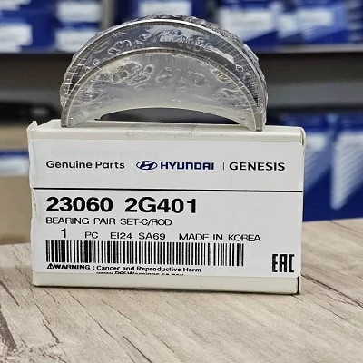 یاتاقان متحرک آبی 4 سیلندری اصلی (لطفا 8 رقم آخر شماره شاسی جهت استعلام دقیق ارسال بفرمایید)